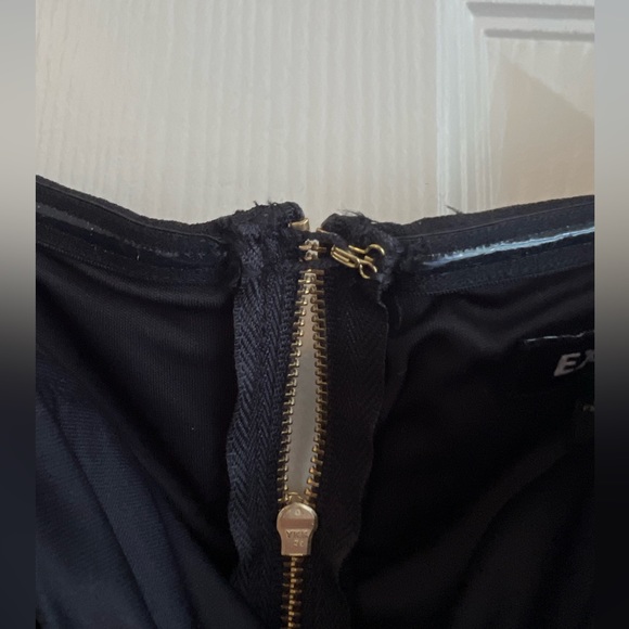 Express Black Strapless Sweetheart Neck Jumpsuit - Picture 11 of 12